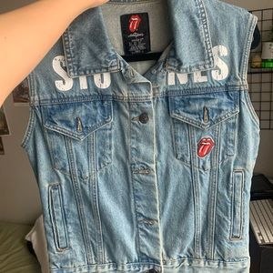 Early 2000 Rolling Stones Jean Jacket | Forever 21